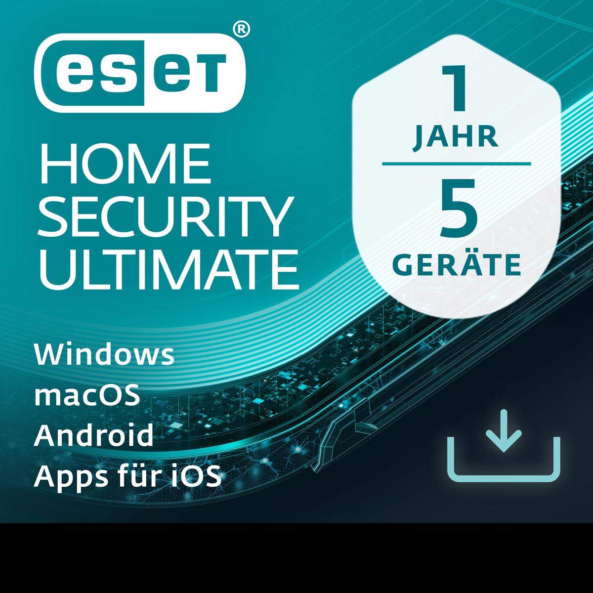 ESET HOME Security Ultimate [5 Geräte - 1 Jahr] von Eset