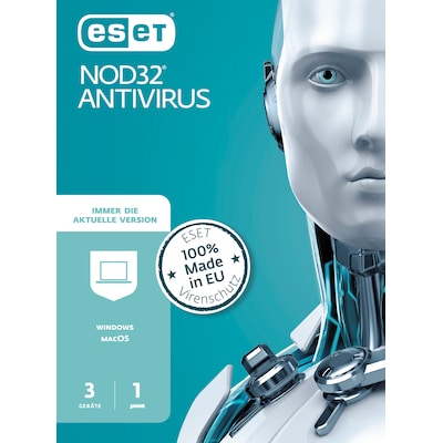 ESET NOD32 Antivirus 2023 | 3 Geräte | Download & Produktschlüssel von Eset