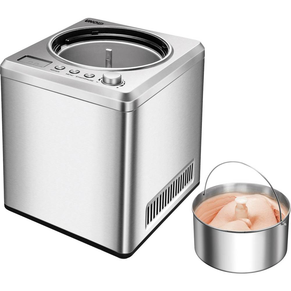 Unold 48872 Softeis-Maschine 2l 180W Edelstahl Eismaschine (48872) von Esge