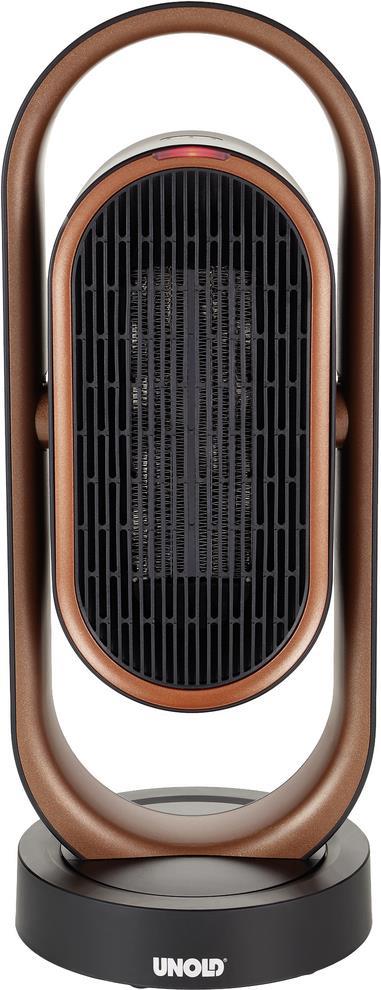 Unold 86535 Keramik-Heizlüfter 3D 1800W kupfer-schwarz Fernbedienung (86535) von Esge