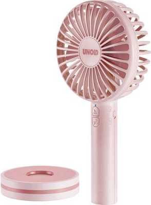 Unold 86624 Handventilator Breezy II 5 Geschwindigkeitsstufen pink (86614) von Esge