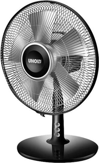 Unold 86817 sw /si Tischventilator 25W 25cm 2 Stufen oszillierend (86817) von Esge
