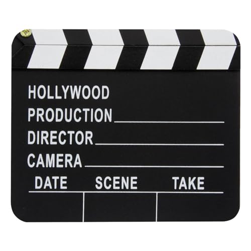 Eslifey Bequemes Mauspad, Filmkino, Lapper Board, Desktop-Mauspad, 21 x 25 cm, rutschfeste Gummiunterseite, verbessert Geschwindigkeit und Präzision von Eslifey