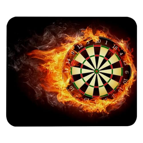 Eslifey Komfortables Mauspad Dartscheibe Desktop Mousepad, 21 x 25 cm Mauspad, rutschfeste Gummiunterseite, verbessert Geschwindigkeit und Präzision, sbdE010 von Eslifey