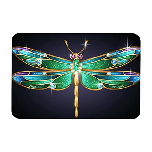 Multifunktionale Schreibtischunterlage, 45,7 x 71,1 cm, magische grüne Libelle, doppelte Verwendungszweck-Schreibunterlage für Büro/Zuhause von Eslifey