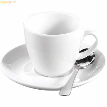 Esmeyer Espressotasse Bistro 433-214 Untertasse weiß 6 Stück Esmeyer Espressotasse Bistro 433-214 Untertasse weiß 6 Stück von Esmeyer
