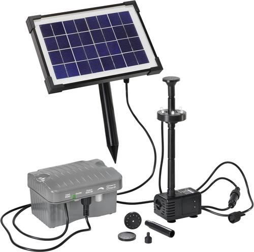 Esotec Palermo LED 101775 Solar-Pumpenset mit Beleuchtung, mit Akkuspeicher von Esotec