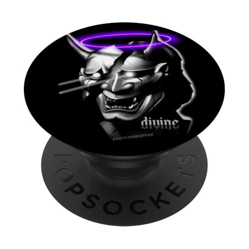 Hannya Maske x Heiligenschein PopSockets Klebender PopGrip Hannya Maske x Heiligenschein PopSockets Klebender PopGrip von Esoteric Empyre