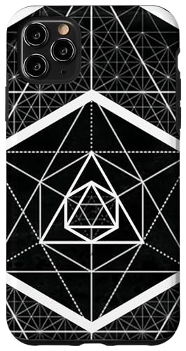 Heilige Geometrie Mandala Sechseck Geometrisch Hülle für iPhone 11 Pro Max von Esoteric Empyre