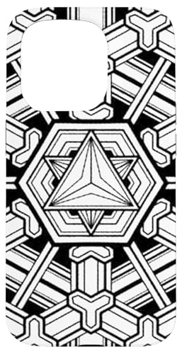 Heilige Geometrie Merkaba Hexagon Geometrisches Muster Hülle für iPhone 15 Pro von Esoteric Empyre
