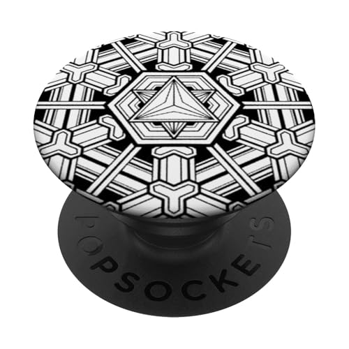 Heilige Geometrie Merkaba Hexagon Geometrisches Muster PopSockets Klebender PopGrip Heilige Geometrie Merkaba Hexagon Geometrisches Muster PopSockets Klebender PopGrip von Esoteric Empyre