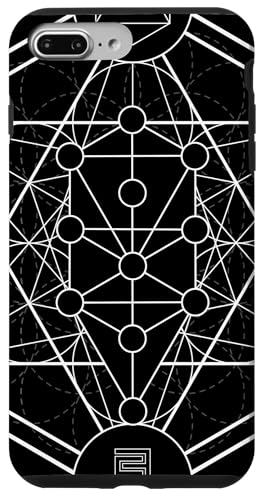 Metatrons Cube Tree of Life Platonische Festkörper Hülle für iPhone 7 Plus/8 Plus von Esoteric Empyre