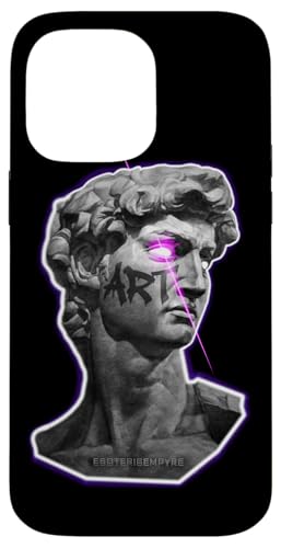 Statue von David Art Indigo Hülle für iPhone 14 Pro Max von Esoteric Empyre