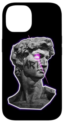 Statue von David Art Indigo Hülle für iPhone 14 von Esoteric Empyre
