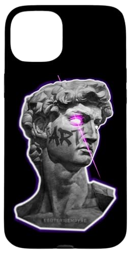 Statue von David Art Indigo Hülle für iPhone 15 Plus Statue von David Art Indigo Hülle für iPhone 15 Plus von Esoteric Empyre