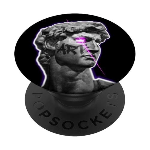 Statue von David Art Indigo PopSockets Klebender PopGrip Statue von David Art Indigo PopSockets Klebender PopGrip von Esoteric Empyre