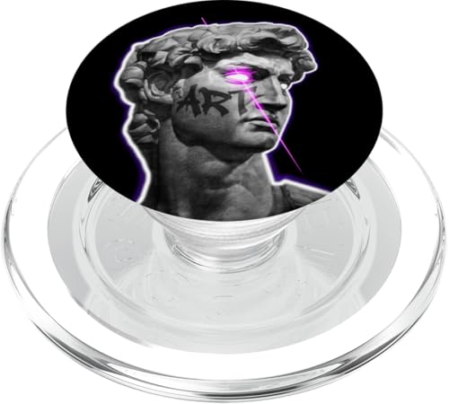 Statue von David Art Indigo PopSockets PopGrip für MagSafe Statue von David Art Indigo PopSockets PopGrip für MagSafe von Esoteric Empyre