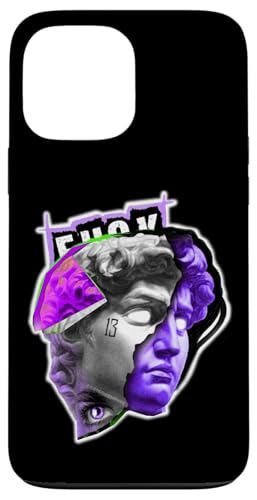 Statue von David Indigo, Pop-Art-Retro-Tattoo Hülle für iPhone 13 Pro Max Statue von David Indigo, Pop-Art-Retro-Tattoo Hülle für iPhone 13 Pro Max von Esoteric Empyre