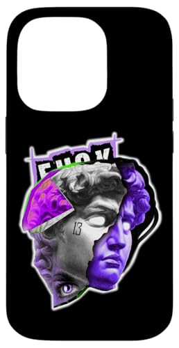 Statue von David Indigo, Pop-Art-Retro-Tattoo Hülle für iPhone 14 Pro Statue von David Indigo, Pop-Art-Retro-Tattoo Hülle für iPhone 14 Pro von Esoteric Empyre