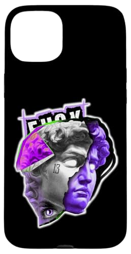 Statue von David Indigo, Pop-Art-Retro-Tattoo Hülle für iPhone 15 Plus Statue von David Indigo, Pop-Art-Retro-Tattoo Hülle für iPhone 15 Plus von Esoteric Empyre