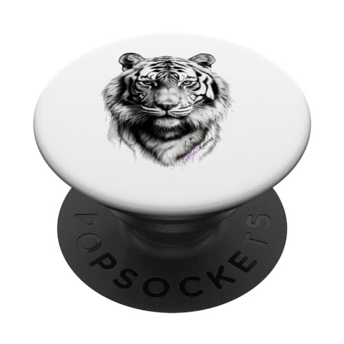 Esoteric Empyre Tiger PopSockets Klebender PopGrip - Schwarz - Handyhalterung - Auswechselbarer Halter - CELL_PHONE_GRIP - Adhesive - Kunststoff - PopSocket von Esoteric Empyre