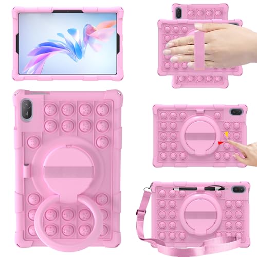 EspZanthic Hülle für Honor Pad X8a/Huawei MatePad SE 11 Zoll 2024, 360° Drehbarer Ständer/Handschlaufe, Premium Silikon Stoßfest Süß Cover mit Schultergurt Stylus EspZanthic Hülle für Honor Pad X8a/Huawei MatePad SE 11 Zoll 2024, 360° Drehbarer Ständer/Handschlaufe, Premium Silikon Stoßfest Süß Cover mit Schultergurt Stylus von EspZanthic