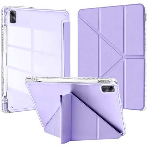 EspZanthic Hülle für Xiaomi Redmi Pad SE 11 Zoll 2023, 6-in-1-Ständer mit Multiplen Blickwinkeln, Transparente Rückseite mit Pencil Halterung, Auto Schlafen/Wachen EspZanthic Hülle für Xiaomi Redmi Pad SE 11 Zoll 2023, 6-in-1-Ständer mit Multiplen Blickwinkeln, Transparente Rückseite mit Pencil Halterung, Auto Schlafen/Wachen von EspZanthic