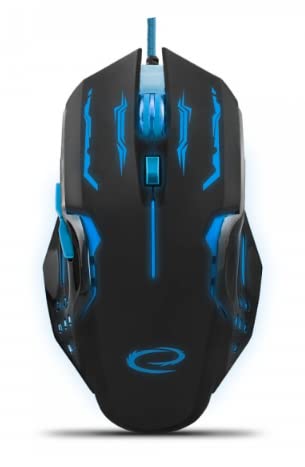 Esperanza Apache Gaming Maus Mit 6 Tasten USB Wired Mäuse Für Pro Gamer PC Computer Maus von Esperanza