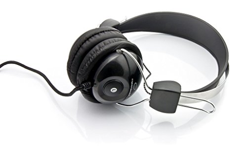 Esperanza EH108 Headset Binaural Kopfband Schwarz - Headsets (PC/Gaming, Binaural, Kopfband, Schwarz, Verkabelt, 2 m) von Esperanza