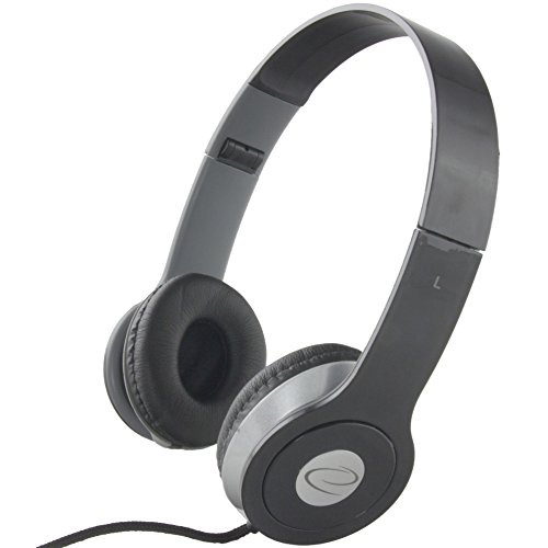 Esperanza EH145K TECHNO stereo Headphone - kabelgebundener Kopfhörer mit Hi-Fi Sound für PC und MAC von Esperanza