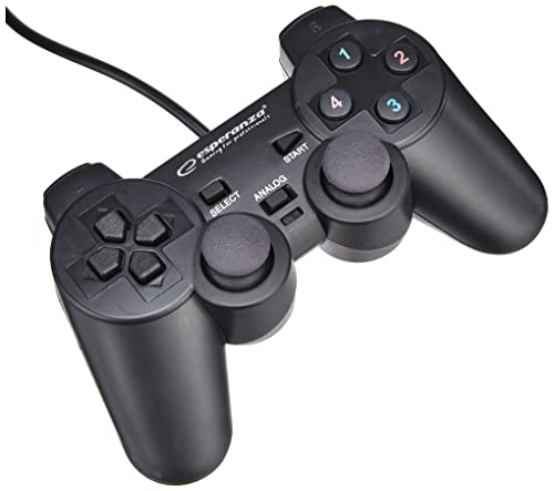 Esperanza WARRIOR black - Computer Gamepad - PC Controller - Playstation Design von Esperanza