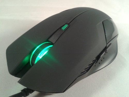 Titanum GOBLIN Gaming-Maus (USB kabelgebunden, 2000 dpi, 6 Tasten, Ergonomisches Design, grüne LED Optik) von Esperanza