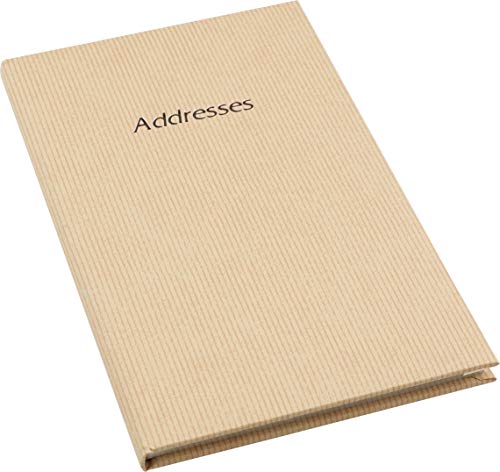 Esposti Large Address Book - Vinyl Padded Cover - Birthdays & Notes Section - Beige - 135 x 205mm Esposti Large Address Book - Vinyl Padded Cover - Birthdays & Notes Section - Beige - 135 x 205mm von Esposti