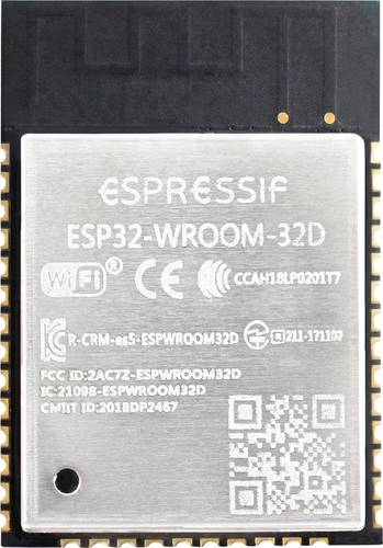 Espressif ESP32-WROOM-32D Funkmodul 1St. von Espressif