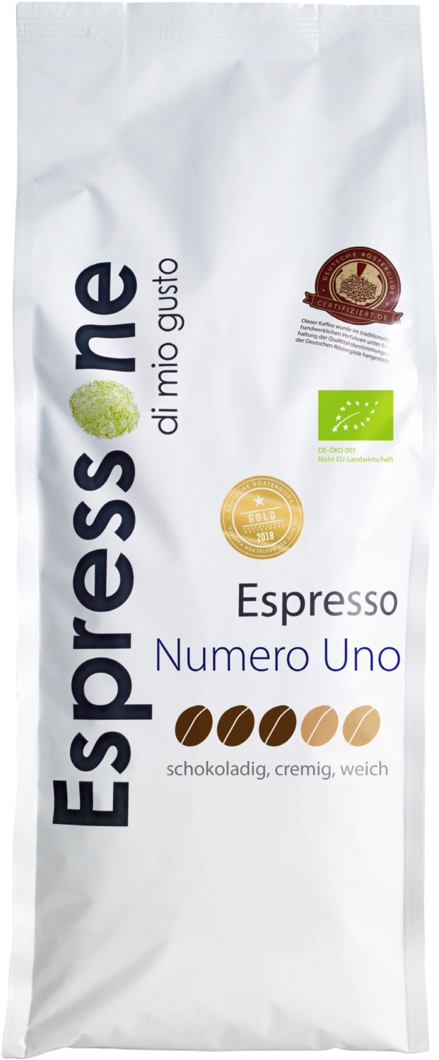Bio Espresso "Numero Uno" 1kg Kaffeebohnen von Espressone