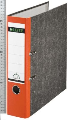 Esselte Leitz GmbH & Co. KG Premium Ordner A4 LEI 1080-50-45 orange * # 80mm Farbiger Rücken von Esselte Leitz GmbH & Co. KG