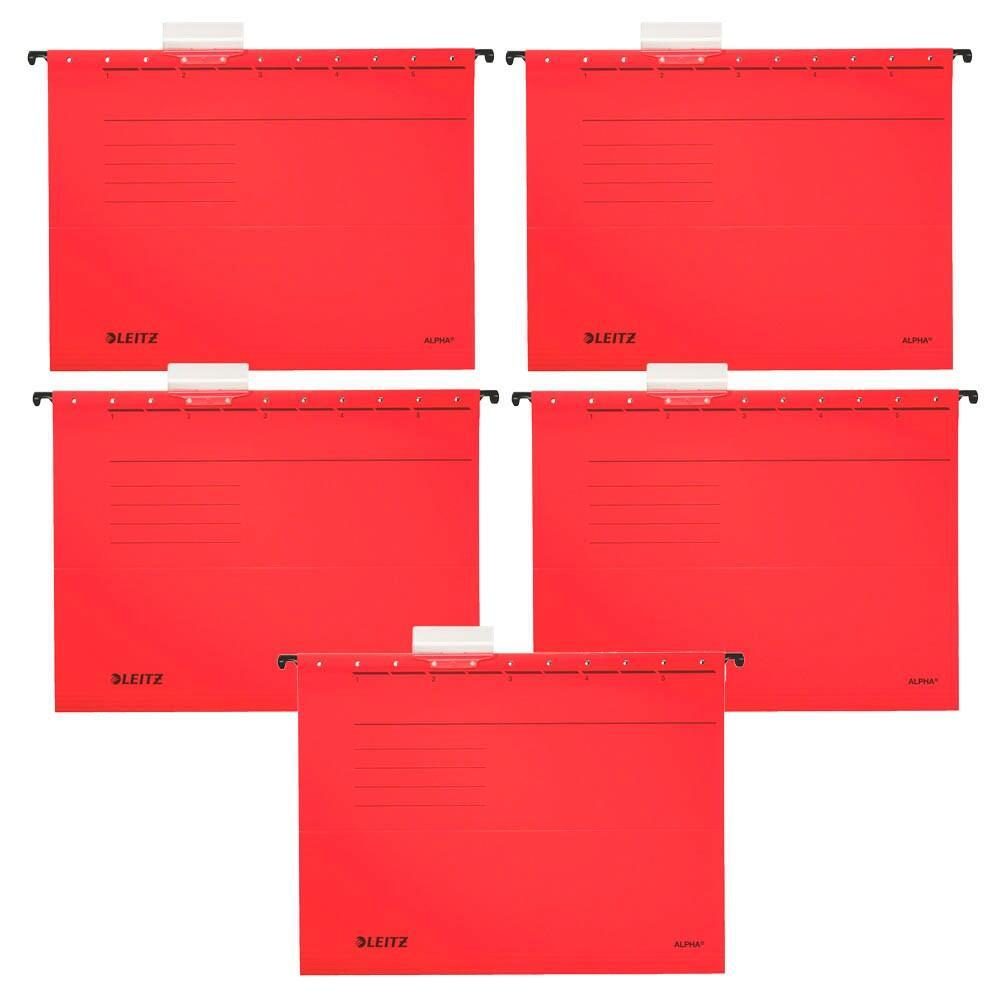 LEITZ Hängemappen ALPHA 1985 rot - 5 Stück LEITZ Hängemappen ALPHA 1985 rot - 5 Stück von Esselte-Leitz