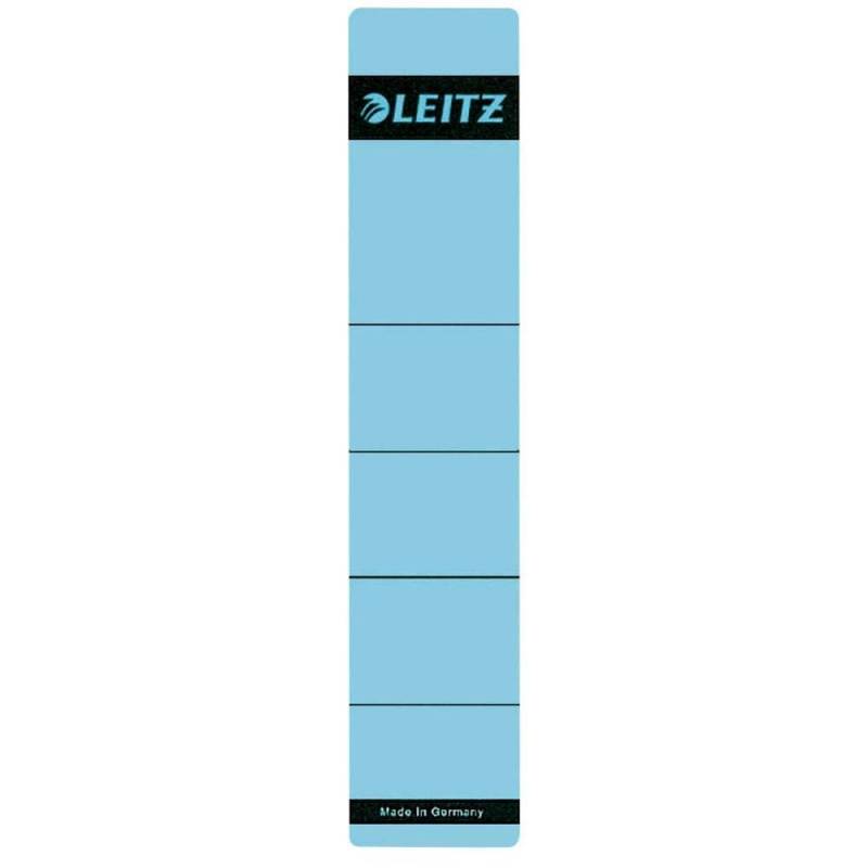LEITZ Ordneretiketten 1643 blau für 5,2 cm Rückenbreite - 10 Stück von LEITZ