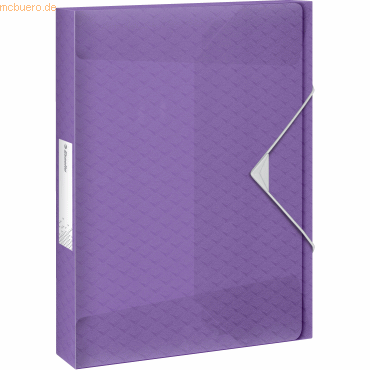 2 x Esselte Ablagebox Colour'Breeze A4 PP 25mm lavendel von Esselte