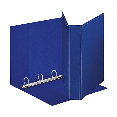 ESSELTE Display-Ordner aus PP (3 Taschen) mit Ringen 4-30 - D - f.to maxi - blau - 394756500 von Esselte