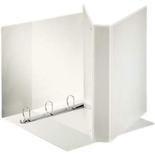 ESSELTE Display-Ordner aus PP (3 Taschen) mit Ringen 4-30 - D - f.to maxi - weiß - 394756000 von Esselte