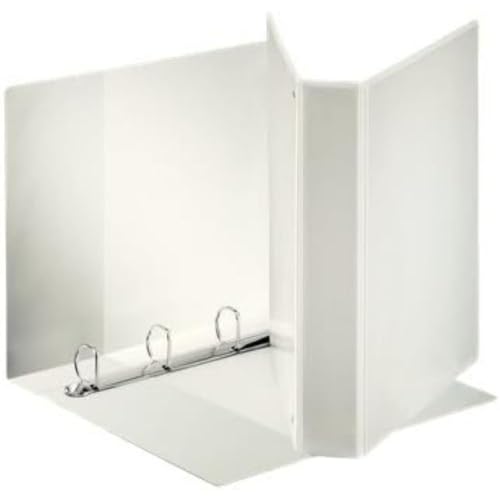 ESSELTE Display-Ordner aus PP (3 Taschen) mit Ringen 4-40 - D - f.to maxi - weiß - 394753000 von Esselte