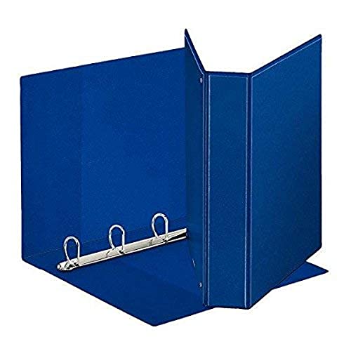 ESSELTE Display-Ordner aus PP (3 Taschen) mit Ringen 4-50 - D - f.to maxi - blau - 394754500 von Esselte