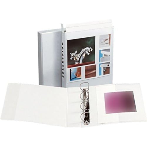 ESSELTE Display-Ordner aus PP (3 Taschen) mit Ringen 4-50 - D - f.to maxi - weiß - 394754000 von Esselte