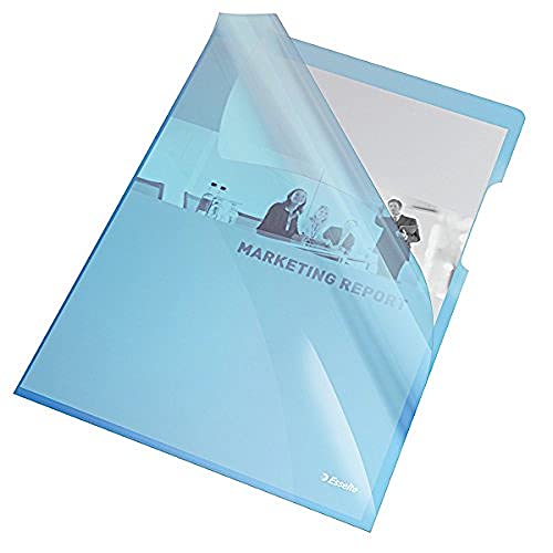 Esselte 55435 Crystal Dokumenthüllen L, 25 Stück, Transparent von Esselte