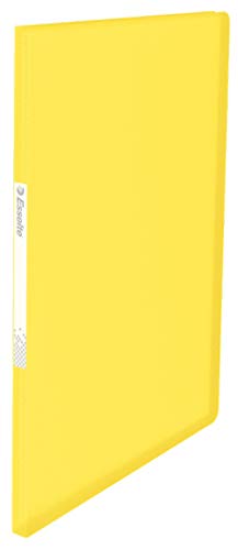 Esselte 623995 VIVIDA Sichtbuch (A4, PP, flexibler Einband, 20 Hüllen) gelb von Esselte