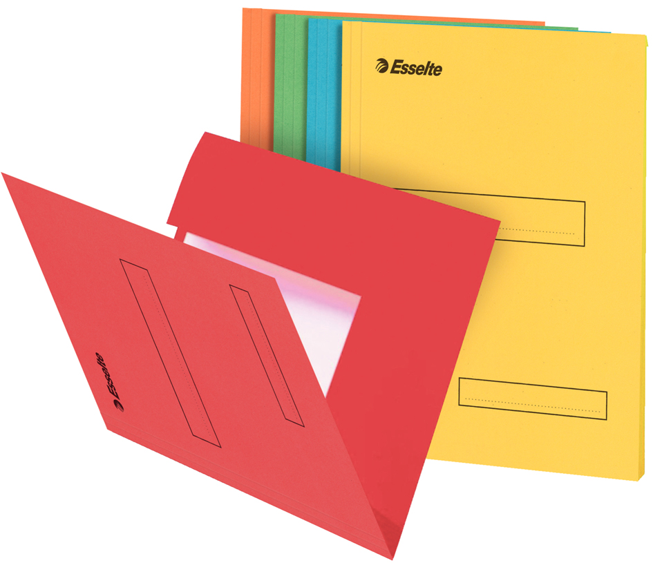 Esselte Aktenmappe, DIN A4, aus Karton, farbig sortiert von Esselte