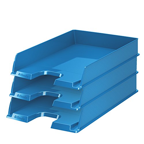 Esselte Briefkorb, A4, 10er Pack, Blau, VIVIDA, Europost, 623926 von Esselte