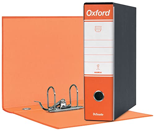 Esselte Business-Ordner mit Hebelmechanik und Aufbewahrungsschachtel Dorso 8 cm Arancione von Esselte