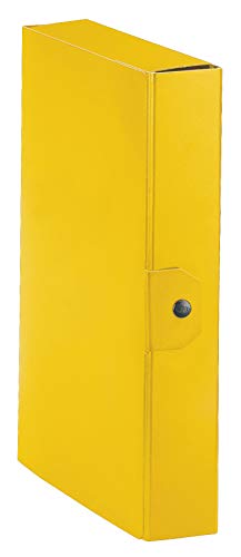 Esselte Cartelle Hat SCATOLA Eurobox gelb Datei – Dateien (gelb, 6 cm, 250 mm, 350 mm) von Esselte